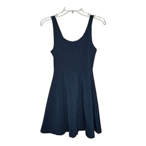 Express Fit and Flare Black Dress Women's Small